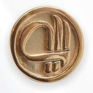 Корпоративный нагрудный знак банка «Аверс»